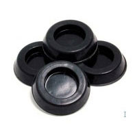 Startech.com 1-1/4  Dia. Self-Adhesive Rubber Feet for PC Cases (4/pkg) (RUBBERFEET)